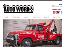 Tablet Screenshot of genesautoworks.com